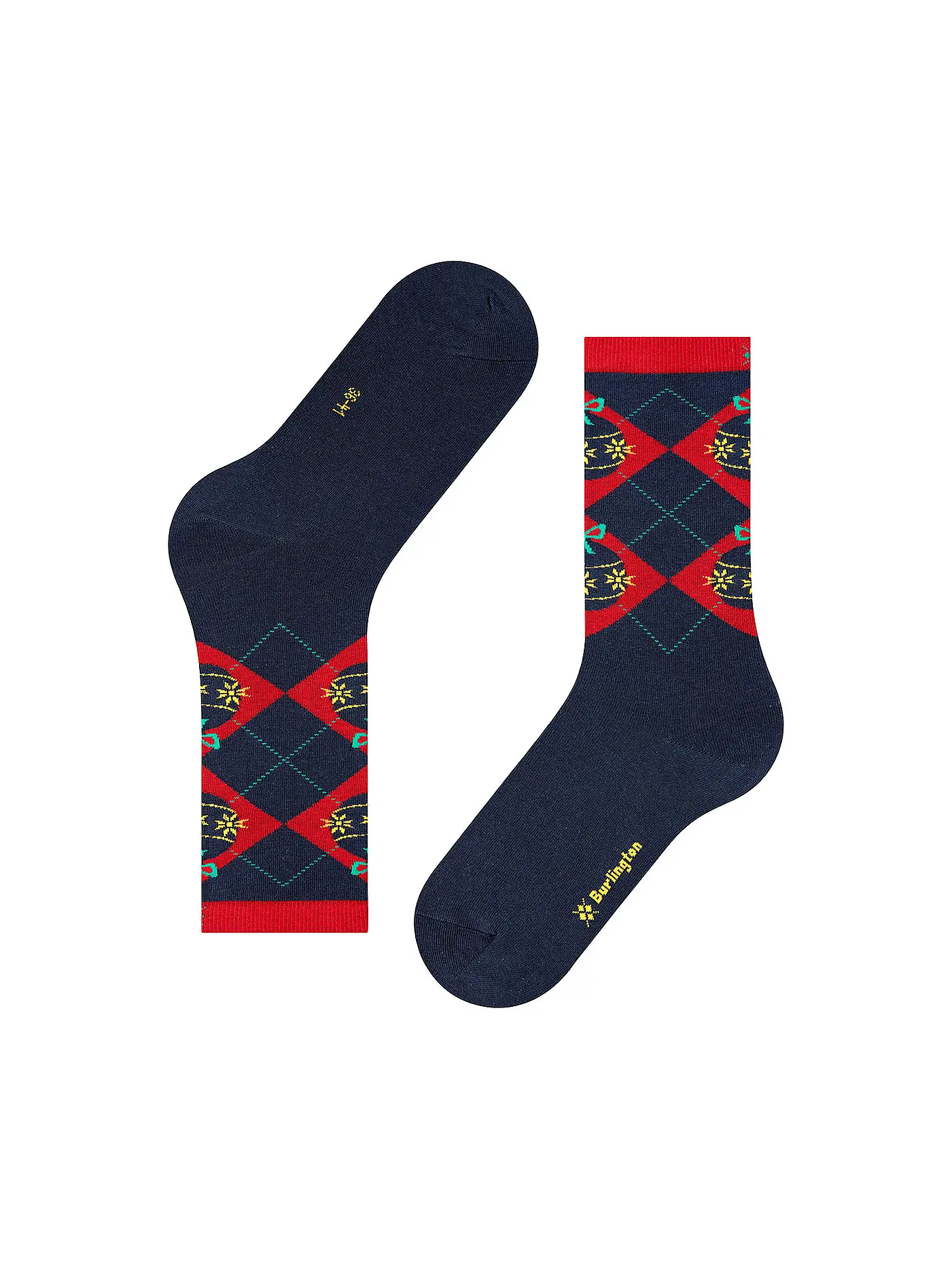 BURLINGTON | Damen Socken Xmas Argyle 36-41 | 